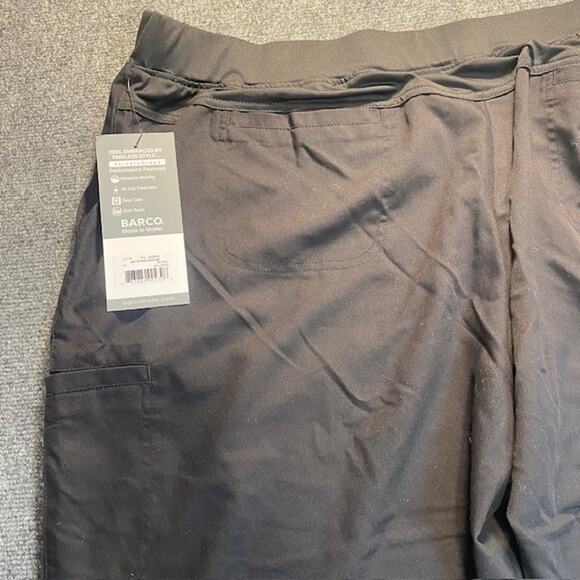 NEW Greys Anatomy Scrub Pants Mia Womens 4XL Black Tie Front Cargo 4277X NWT - Picture 4 of 9